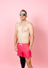 Men's Retro Shorties | Pink Raspberry - Kortni Jeane