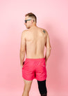 Men's Retro Shorties | Pink Raspberry - Kortni Jeane