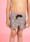 Boys Swimsuit - Shorts  - Antique Daisy