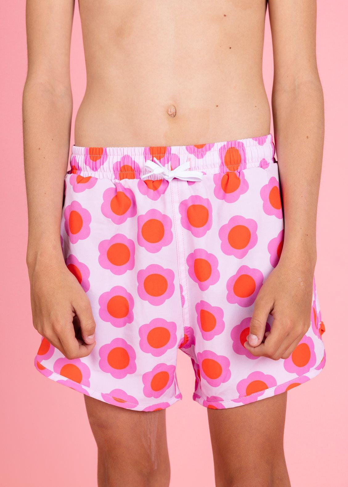 Teen Boy Swimsuit - Shorts - Disco Daisy