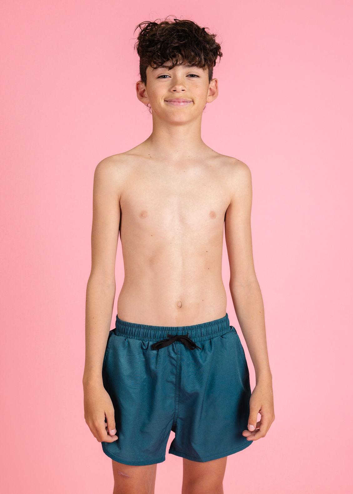 Teen Boy Swimsuit - Shorts - Midnight Teal
