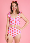 High-Waisted Swimsuit Bottom - Disco Daisy