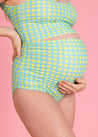 High-Waisted Swimsuit Bottom - Maternity - Block Party