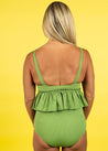 Cut High Bottoms | Ribbed Spring Green - Kortni Jeane