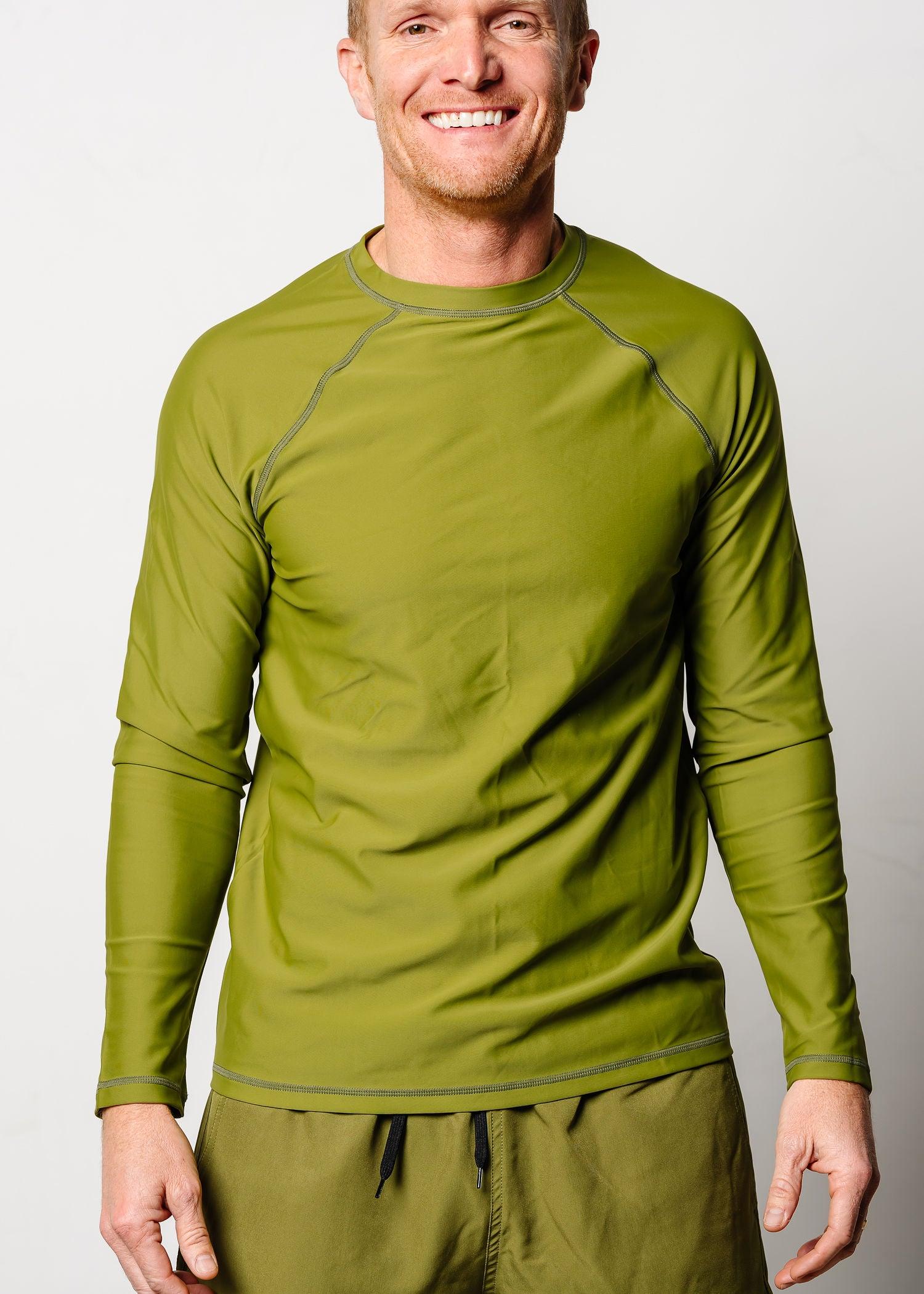 Olive Green | Men's Rashguard Top – Kortni Jeane