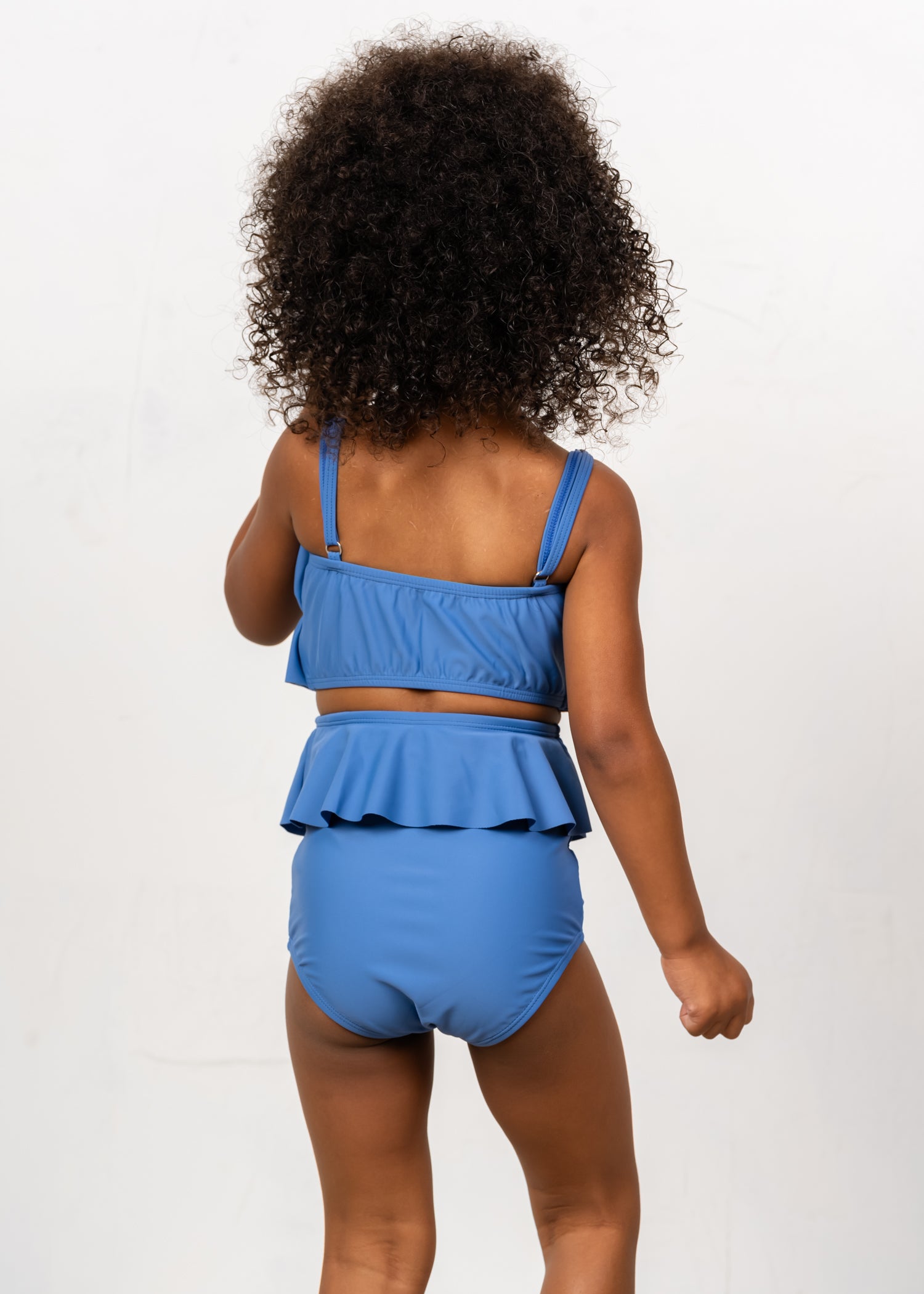 Blue Denim | Mini Peplum Bottoms – Kortni Jeane