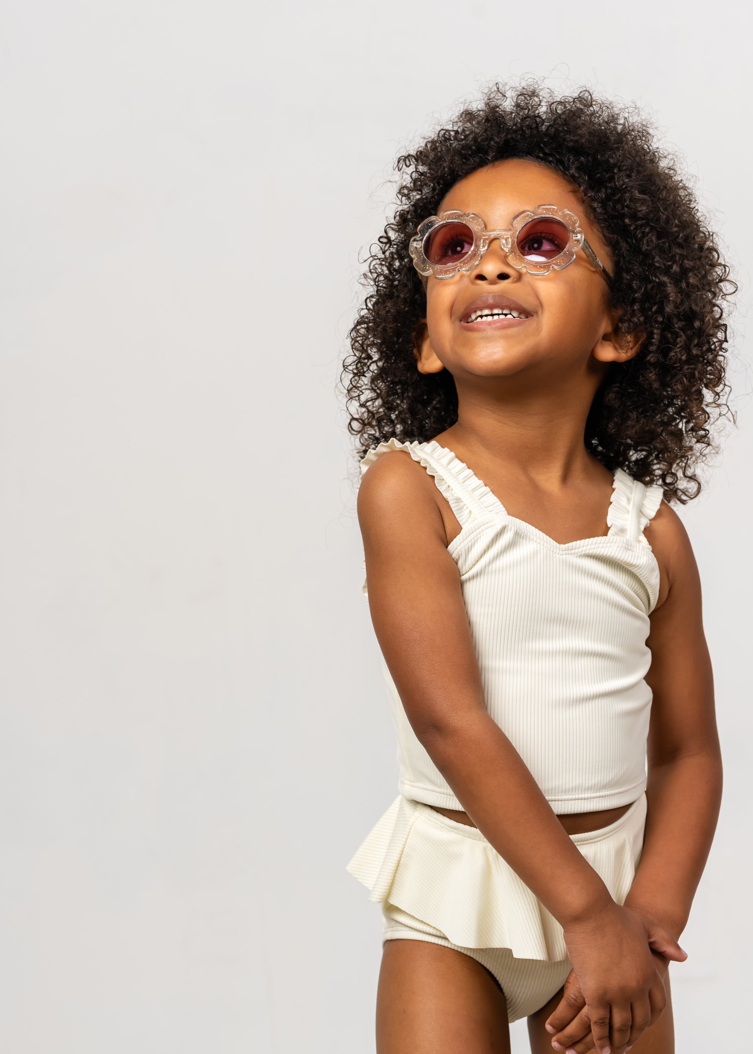 Ribbed Ivory | Mini Peplum Bottoms – Kortni Jeane