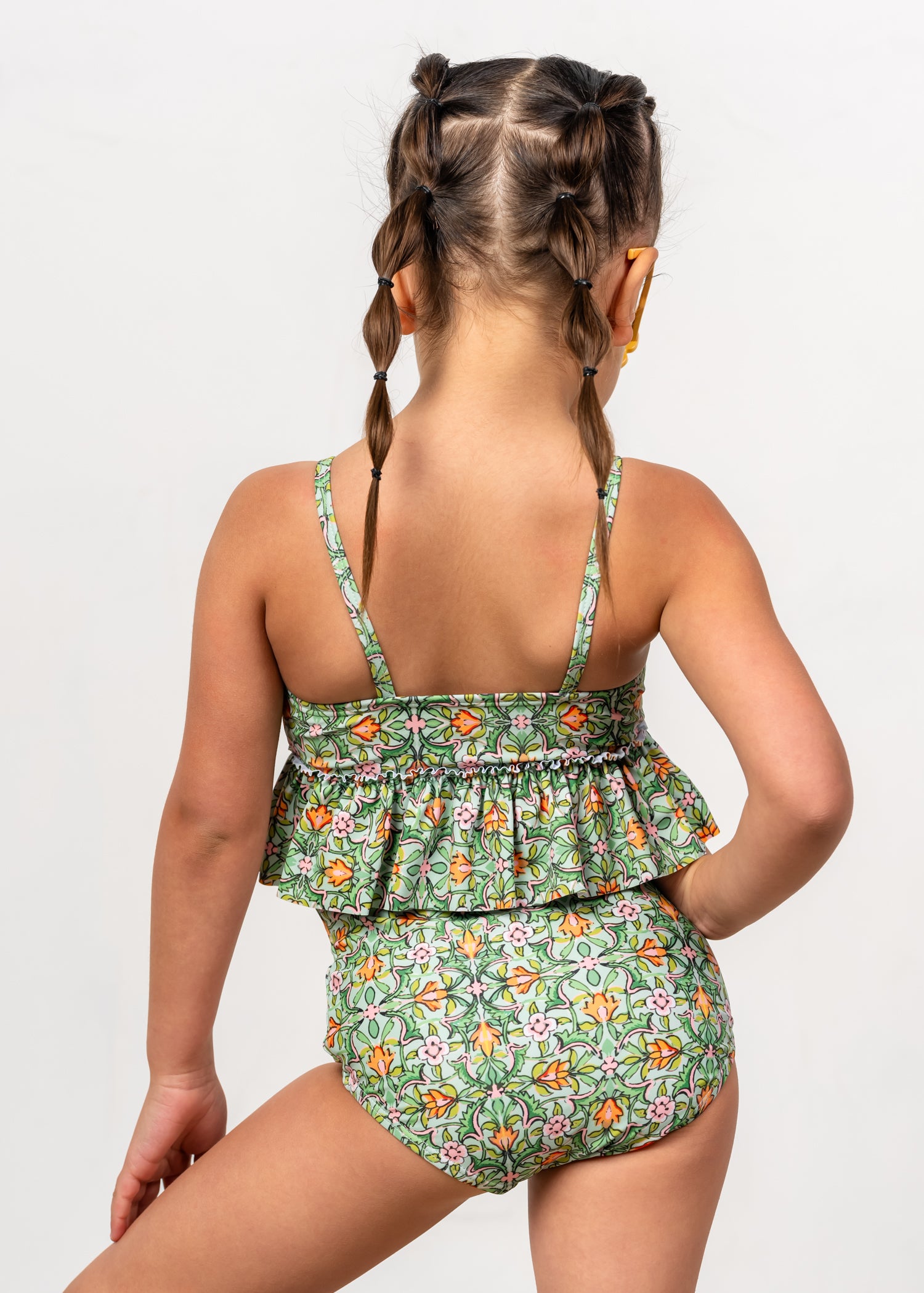 Girls Peplum Top | Kortni Jeane 🦄 | Mix n' Match Swimsuits