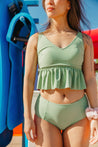 V-Neck Top | Meadow Green - Kortni Jeane