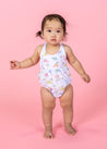 Baby Girl One-Piece Swimsuit - Dinos