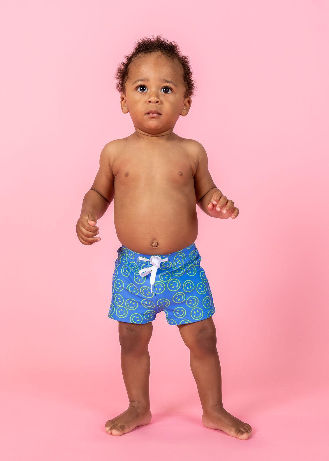 Baby Boy Swimsuit - Shorts - Smiley