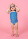 Baby Girl One-Piece Swimsuit - Smiley