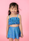 Girls High-Waisted Swimsuit Bottoms - Skirt - Smiley