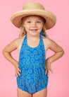 Girls One-Piece Swimsuit - Smiley