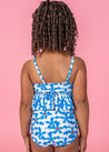 Girls High-Waisted Swimsuit Bottoms - Flowerworks