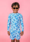 Girl/Boy Swimsuit Rashguard Top - Flowerworks