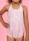 Girls One-Piece Swimsuit - Watercolor Dots