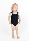 Baby Girl One-Piece Swimsuit - Black