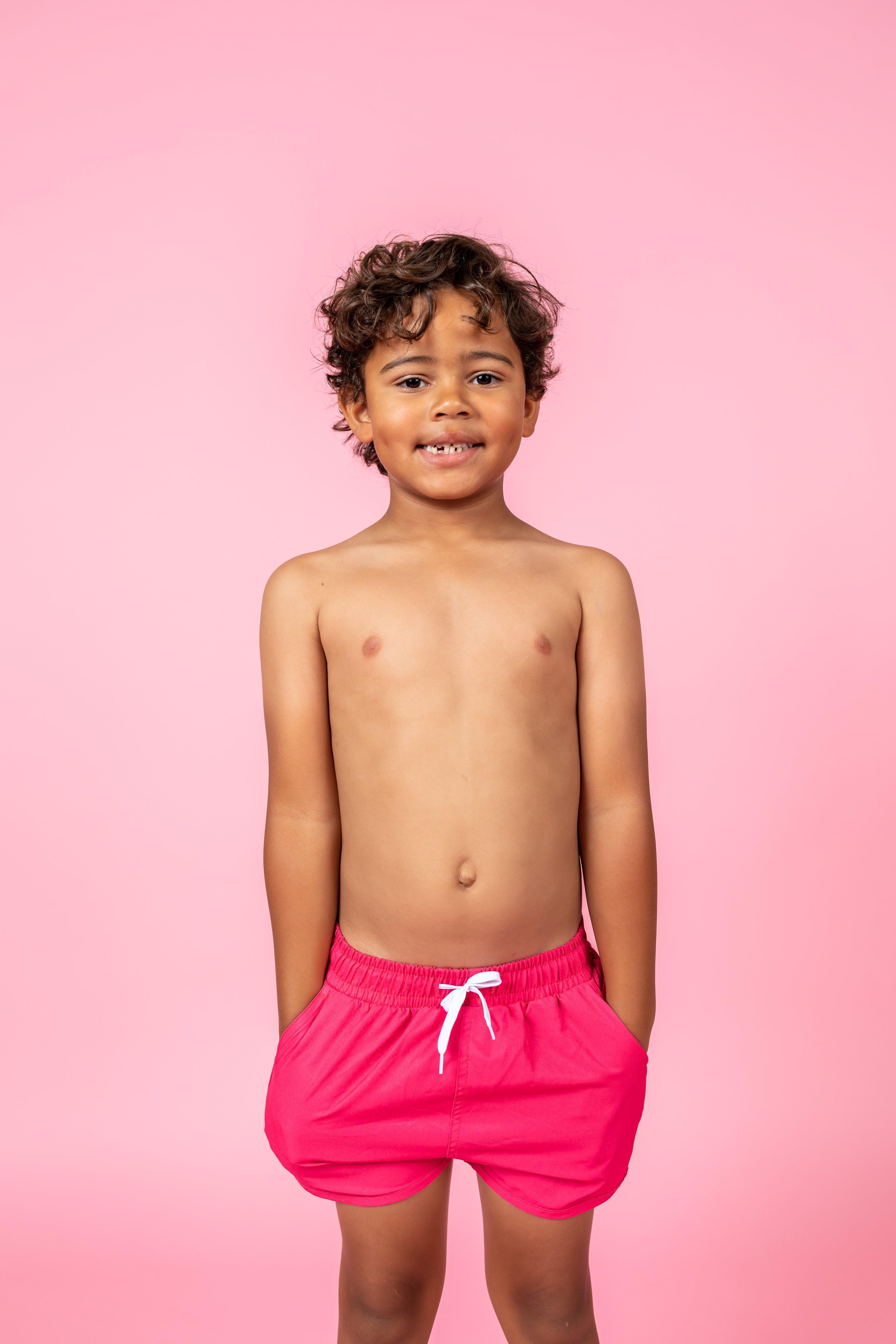 Mini Retro Shorties | Pink Raspberry - Kortni Jeane