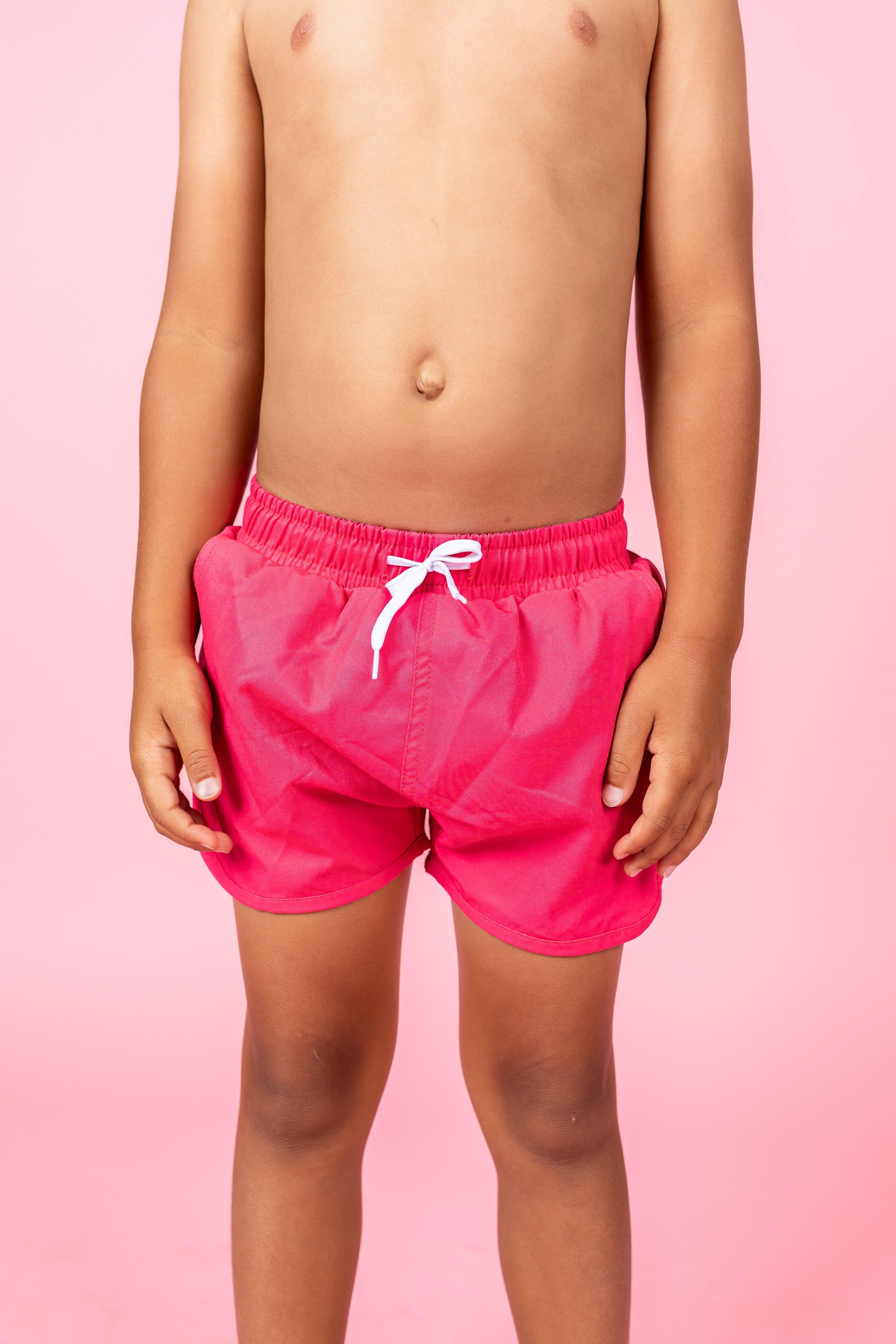 Mini Retro Shorties | Pink Raspberry - Kortni Jeane