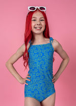 Girls One-Piece Swimsuit - Smiley