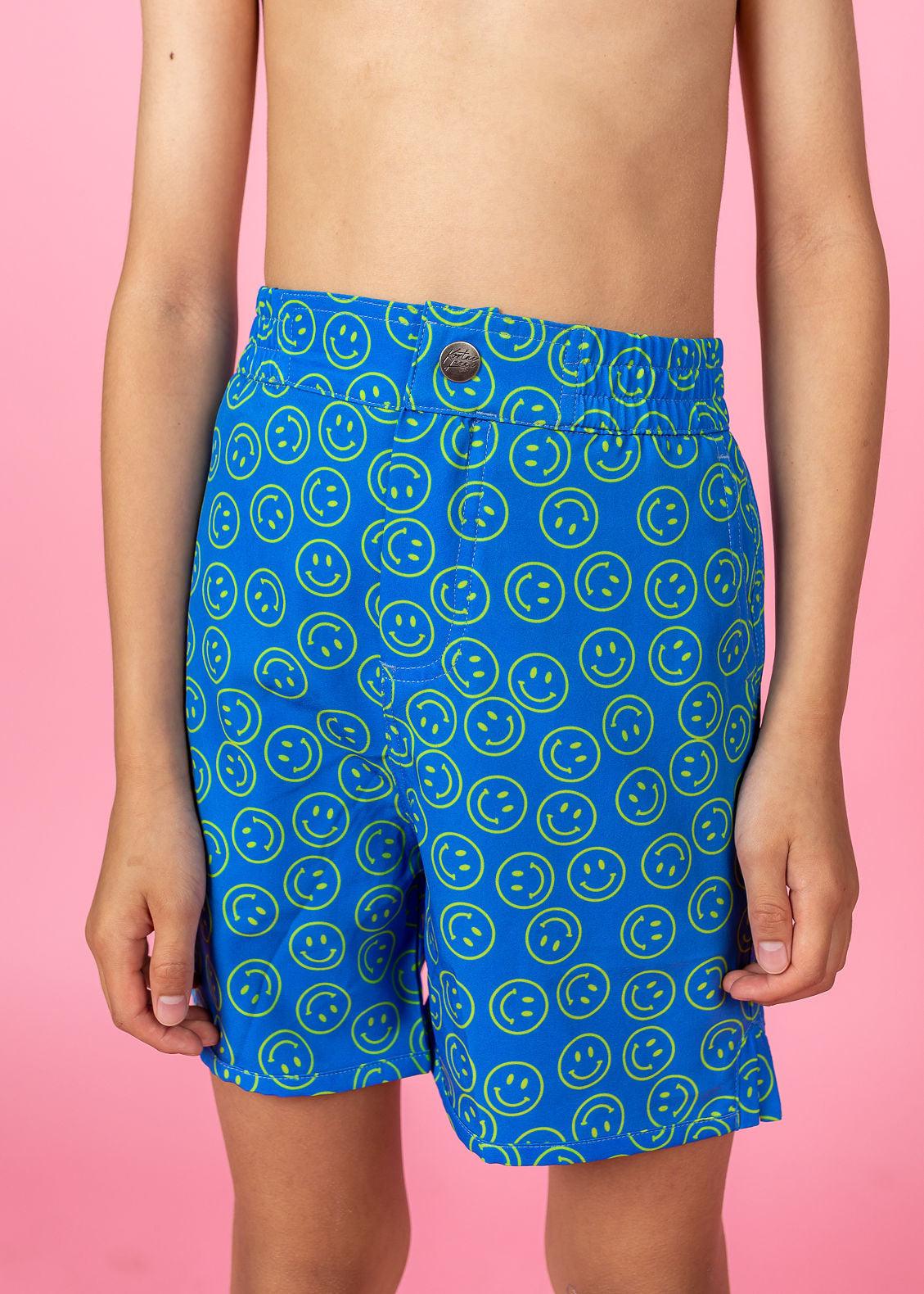 Teen Boy Swimsuit - Shorts - Smiley
