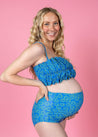 High-Waisted Swimsuit Bottom - Maternity - Smiley