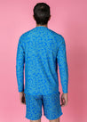 Mens Swimsuit Rashguard Top - Smiley
