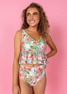 High-Waisted Swimsuit Bottom - The Tropics