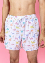 Mens Swimsuit - Shorts - Dinos