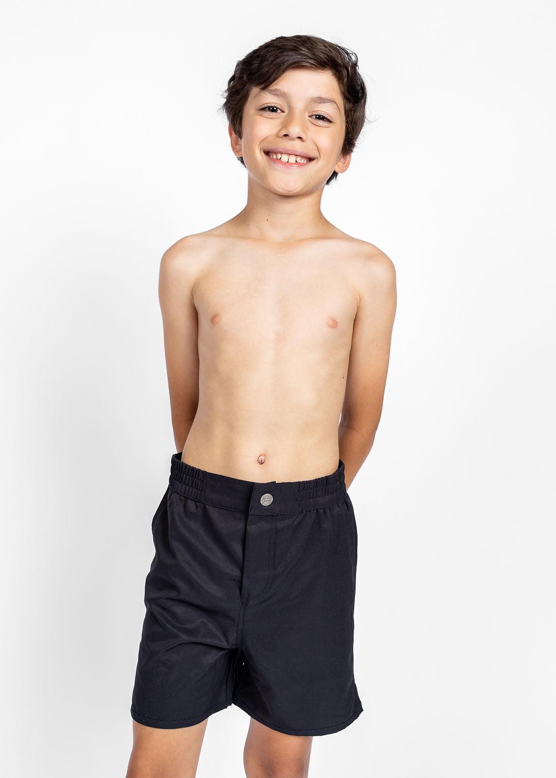 Teen Boy Swimsuit - Shorts - Black