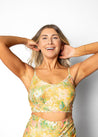 V'D Crop Top | Wonderland Floral - Kortni Jeane