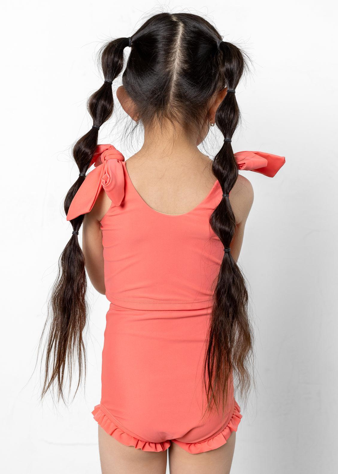 Mini Knot Top | Deep Coral - Kortni Jeane