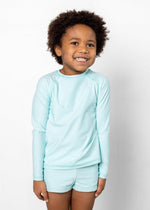 Mini Rashguard Top (Unisex) | Fresh Mint - Kortni Jeane