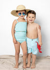 Mini Smocked Bottoms | Fresh Mint - Kortni Jeane