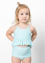 Mini Peplum Top | Fresh Mint - Kortni Jeane