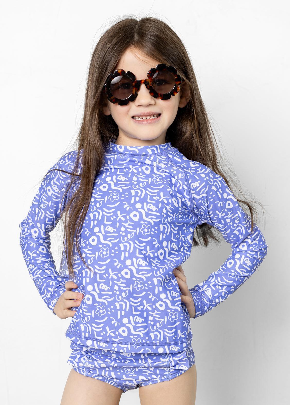 Mini Rashguard Top (Unisex) | Doodles - Kortni Jeane