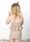 Mini All Ruffled Up Bottoms | Taupe - Kortni Jeane