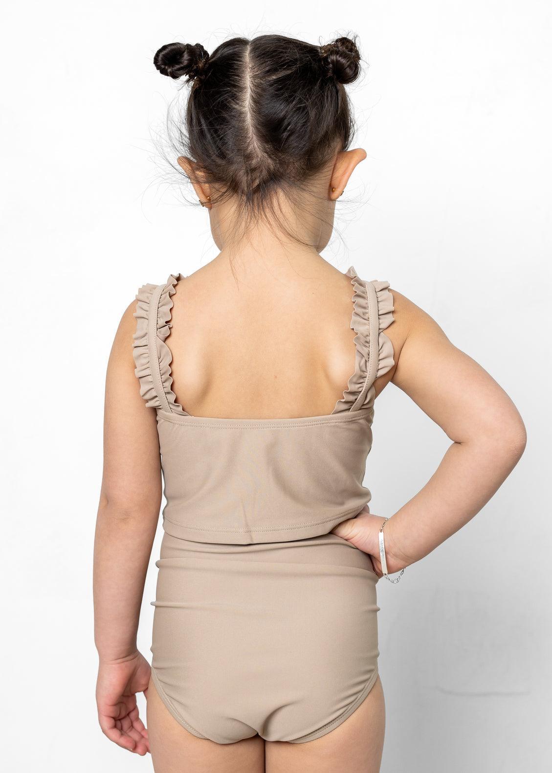 Mini Ripple Top | Taupe - Kortni Jeane