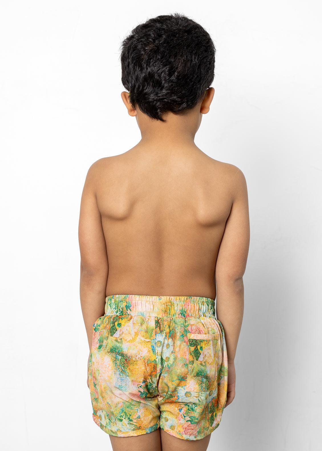 Mini Retro Shorties | Wonderland Floral - Kortni Jeane