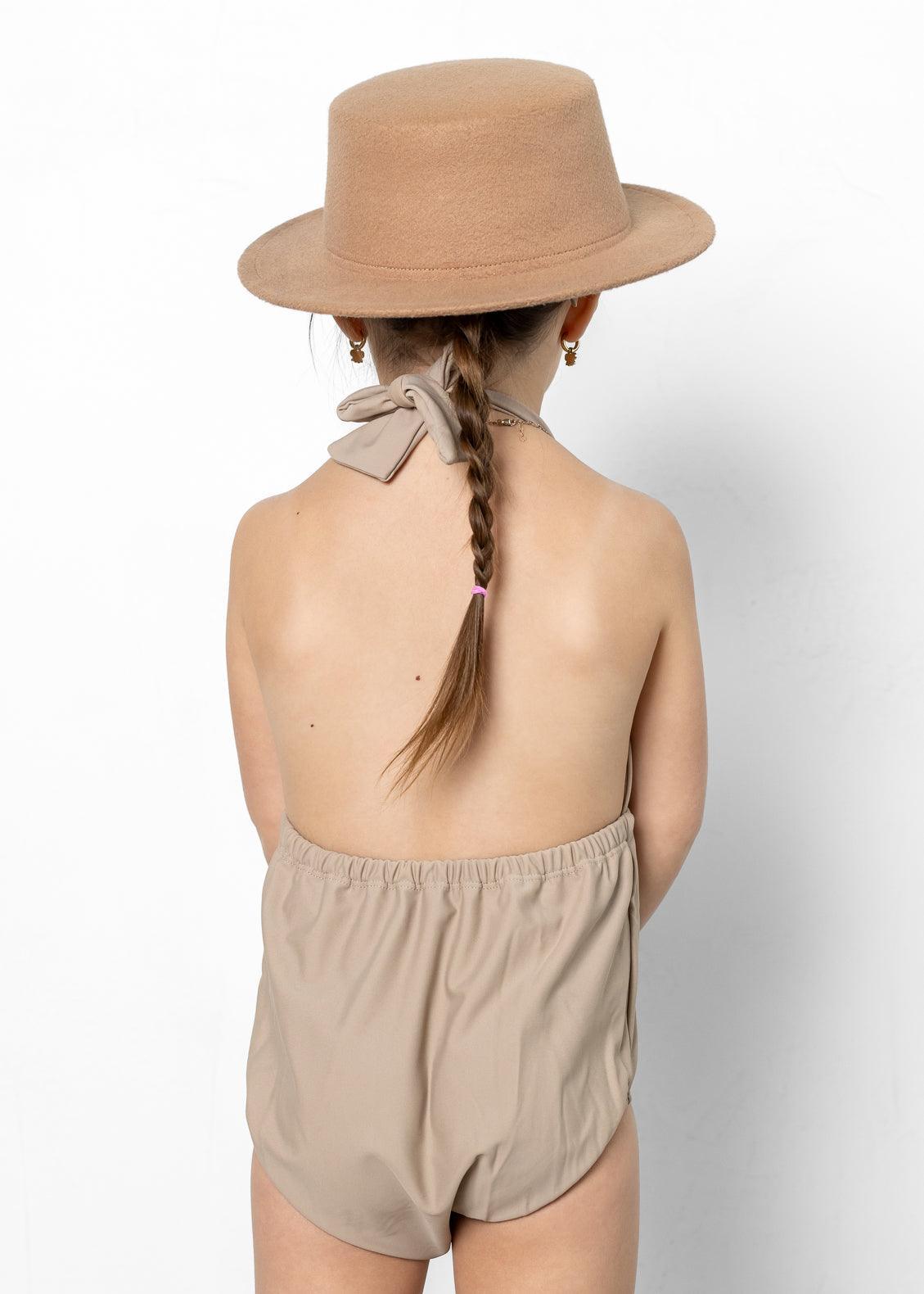 Mini Romper One-Piece | Taupe - Kortni Jeane