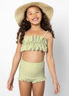 Mini All Ruffled Up Bottoms | Pear Stripes - Kortni Jeane