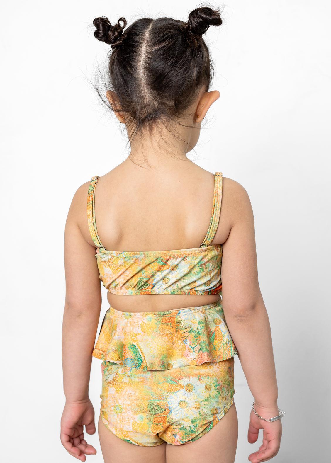 ピース Peplum swimsuit 2024