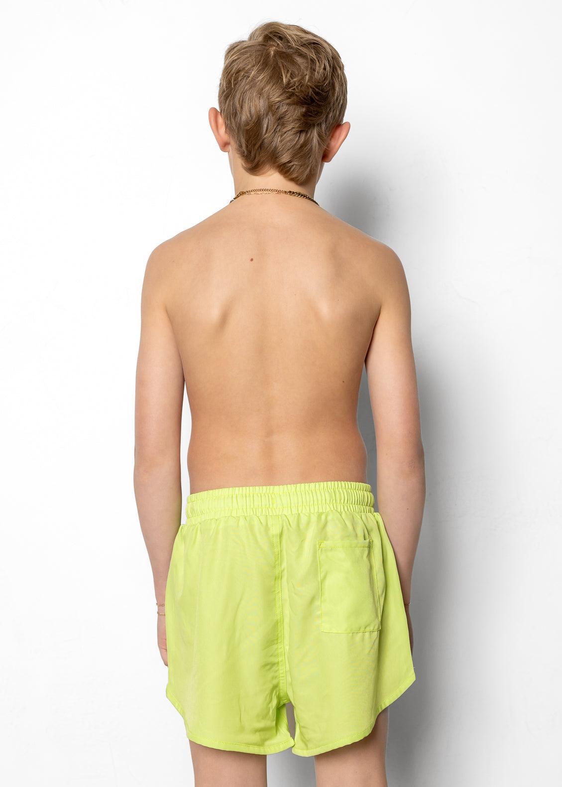 Youth Retro Shorties | Glow Green - Kortni Jeane