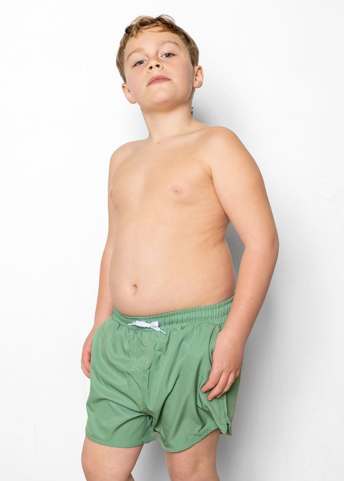 Youth Retro Shorties | Meadow Green - Kortni Jeane