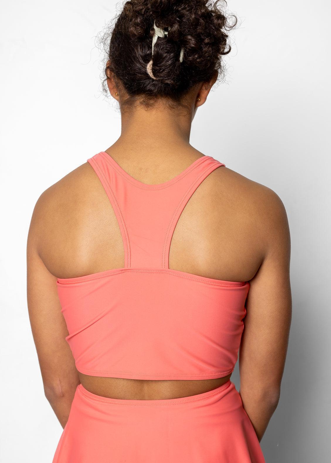 Youth Racer Back Top | Deep Coral - Kortni Jeane