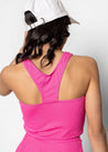 Youth Racer Back Top | Ribbed Azalea Pink - Kortni Jeane