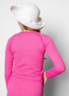 Youth Rashguard Top (Unisex) | Ribbed Azalea Pink - Kortni Jeane