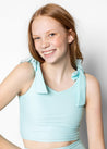 Youth Knot Top | Fresh Mint - Kortni Jeane