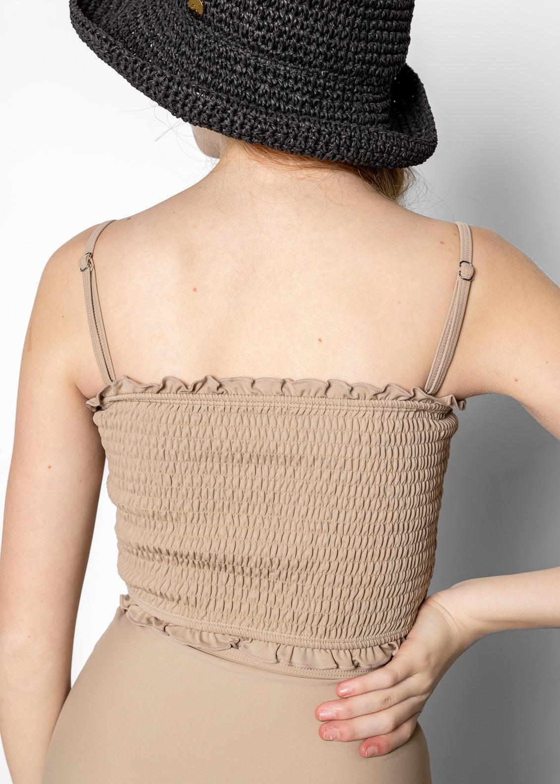 Youth Bandeau Top | Taupe - Kortni Jeane